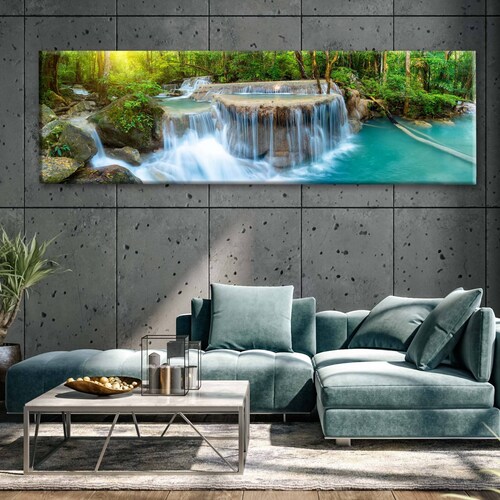 Cuadro Decorativo Canvas Cascada, Tailandia 180x90