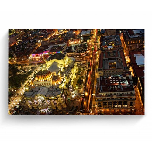 Cuadro Decorativo Canvas Increible Vista de CDMX 180x120