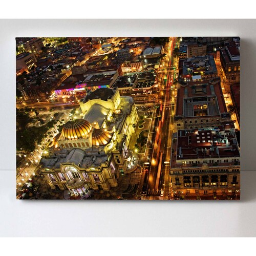 Cuadro Decorativo Canvas Increible Vista de CDMX 180x120