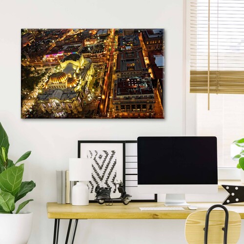 Cuadro Decorativo Canvas Increible Vista de CDMX 75x50