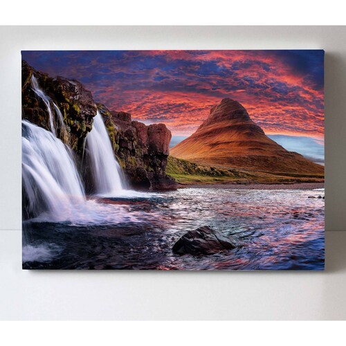 Cuadro Decorativo Canvas Kirkjufell Islandia 180x120