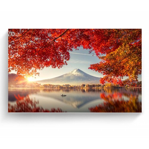 Cuadro Decorativo Canvas Lago Kawaguchiko Japon 105x70