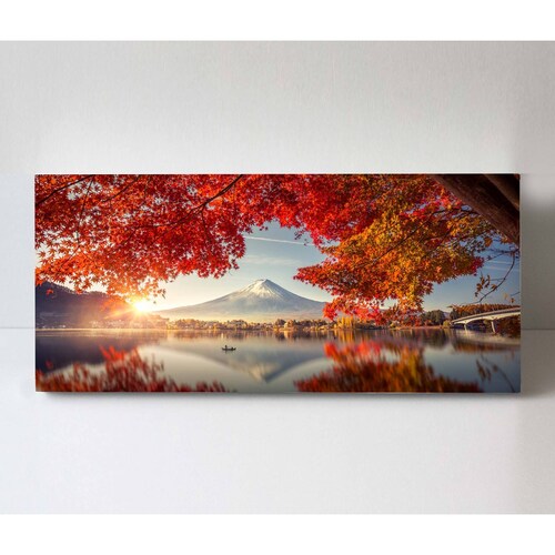 Cuadro Decorativo Canvas Lago Kawaguchiko Japon 120x60