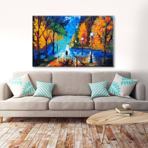 Cuadro Decorativo Canvas Obra de Arte Pintura Oleo 105x70
