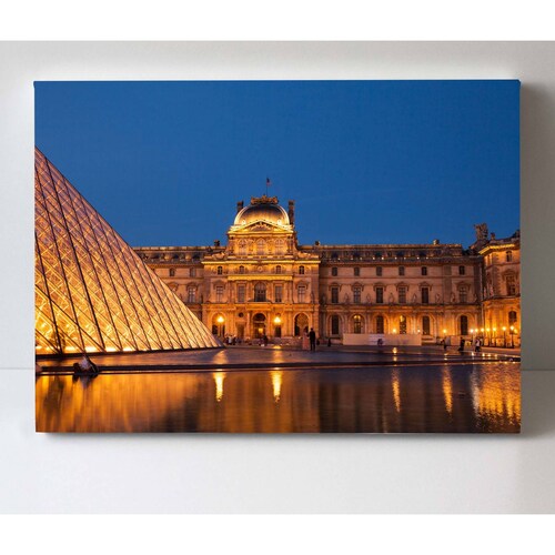 Cuadro Decorativo Canvas Museo Louvre Paris 180x120