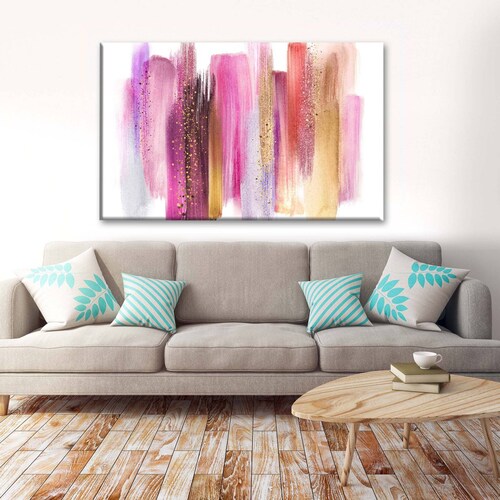 Cuadro Decorativo Canvas Obra de Arte Pinceladas 135x90