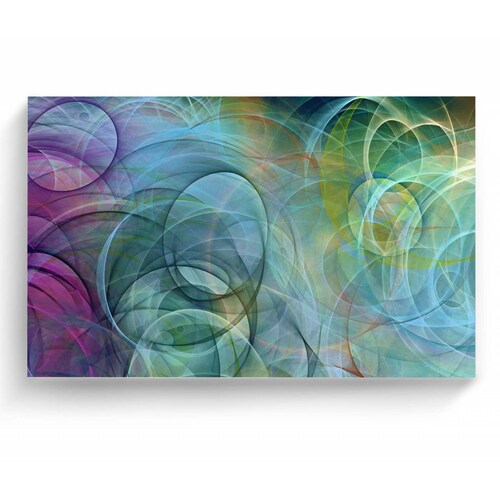 Cuadro Decorativo Canvas Espirales psicodélicos 135x90