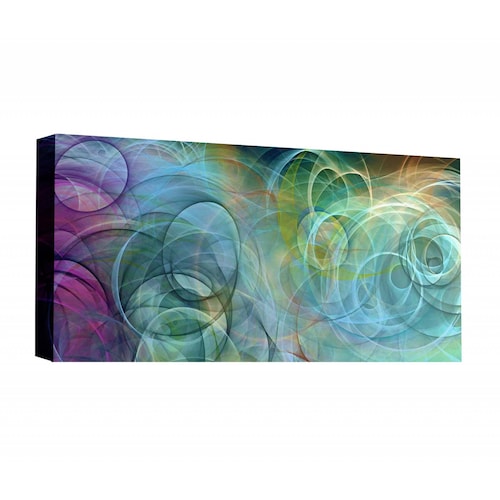 Cuadro Decorativo Canvas Espirales psicodélicos 180x90