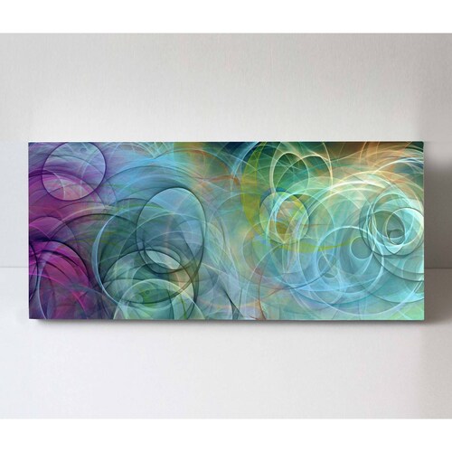 Cuadro Decorativo Canvas Espirales psicodélicos 180x90
