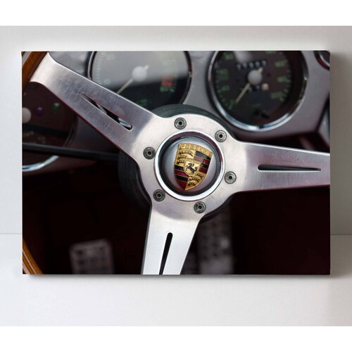 Cuadro Decorativo Canvas Volante Porsche 356  180x120