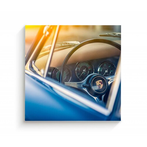Cuadro Decorativo Canvas Fotografía Porsche 356  100x100