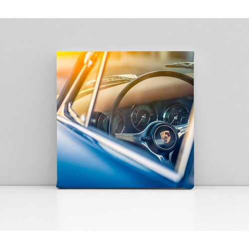 Cuadro Decorativo Canvas Fotografía Porsche 356  100x100