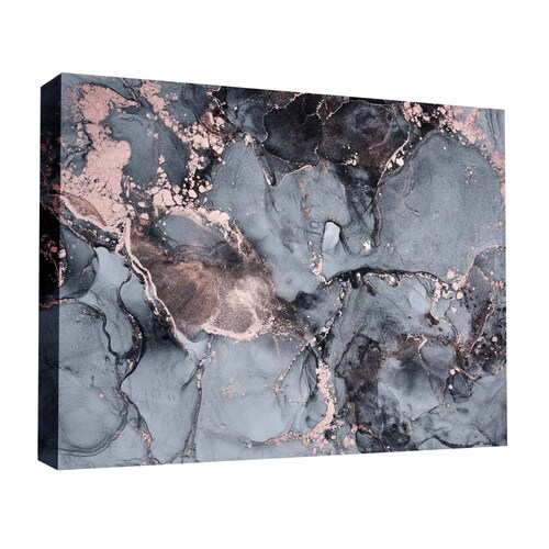 Cuadro Decorativo Canvas Mármol gris y rosa 180x120