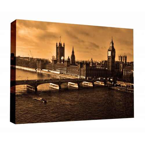 Cuadro Decorativo Canvas Westminster, Londres 45x30