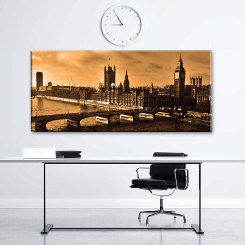 Cuadro Decorativo Canvas Westminster, Londres 200x100