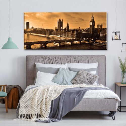 Cuadro Decorativo Canvas Westminster, Londres 200x100