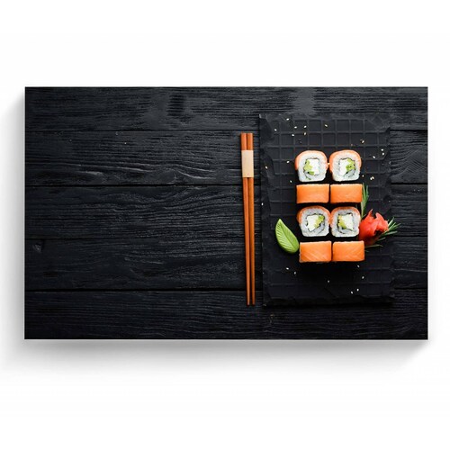 Cuadro Decorativo Canvas sushi tradicional 135x90