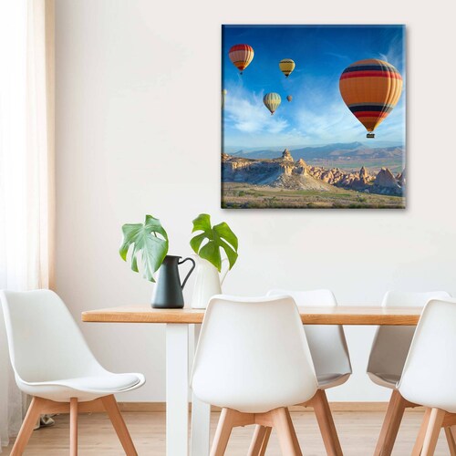 Cuadro Decorativo Canvas Globos aerostáticos, Tur 130x130