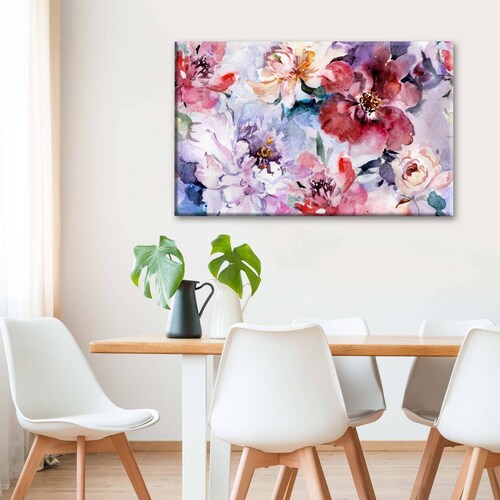 Cuadro Decorativo Canvas Hermosas Flores de peonía 180x120