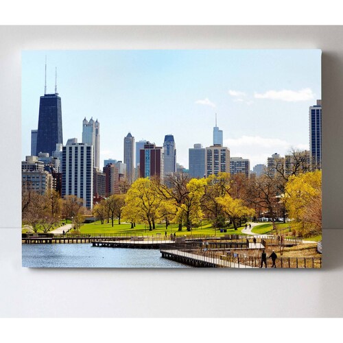 Cuadro Decorativo Canvas Parque Lincoln, Chicago  135x90