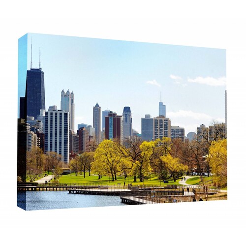 Cuadro Decorativo Canvas Parque Lincoln, Chicago  45x30