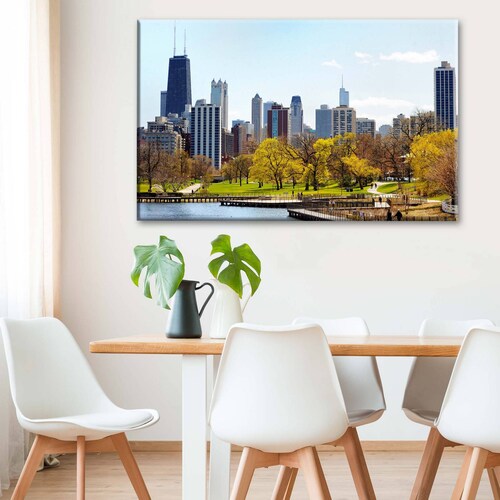 Cuadro Decorativo Canvas Parque Lincoln, Chicago  45x30
