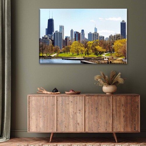 Cuadro Decorativo Canvas Parque Lincoln, Chicago  45x30