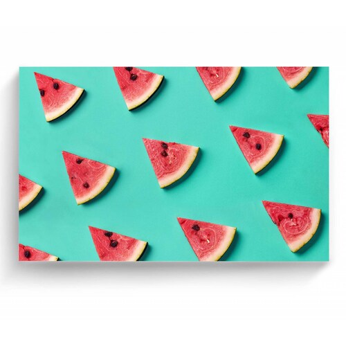 Cuadro Decorativo Canvas Rebanadas de sandías 135x90