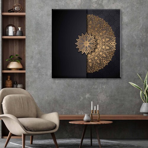 Cuadro Decorativo Canvas Mandala de lujo  70x70