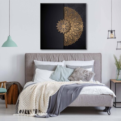 Cuadro Decorativo Canvas Mandala de lujo  70x70