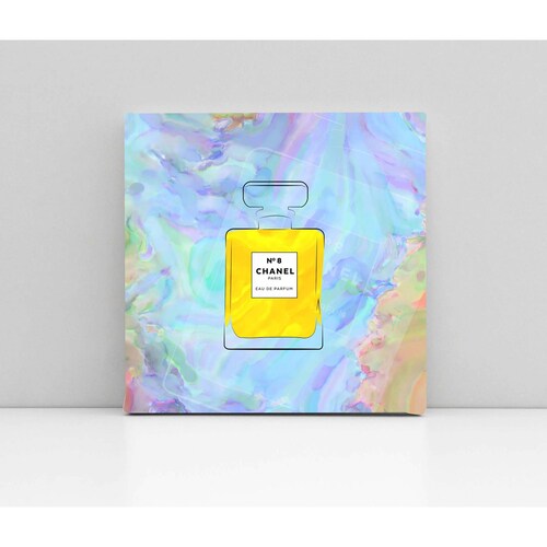 Cuadro Decorativo Canvas Perfume Chanel Nº 8 30x30