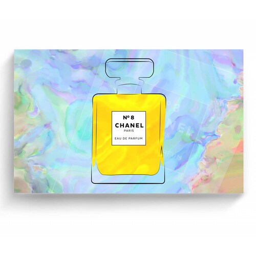 Cuadro Decorativo Canvas Perfume Chanel Nº 8 75x50