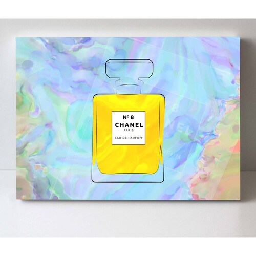 Cuadro Decorativo Canvas Perfume Chanel Nº 8 75x50