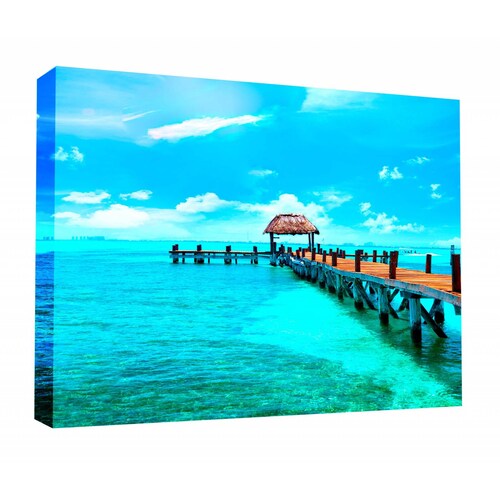 Cuadro Decorativo Canvas Paraiso Exótico  75x50