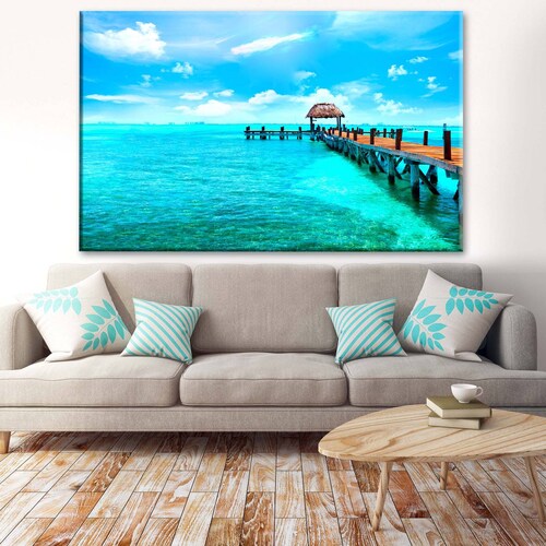 Cuadro Decorativo Canvas Paraiso Exótico  75x50