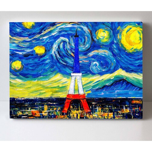 Cuadro Decorativo Canvas Torre Eiffel, Francia 150x100