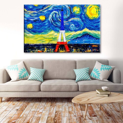Cuadro Decorativo Canvas Torre Eiffel, Francia 150x100