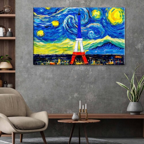 Cuadro Decorativo Canvas Torre Eiffel, Francia 150x100