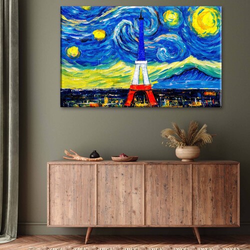 Cuadro Decorativo Canvas Torre Eiffel, Francia 135x90