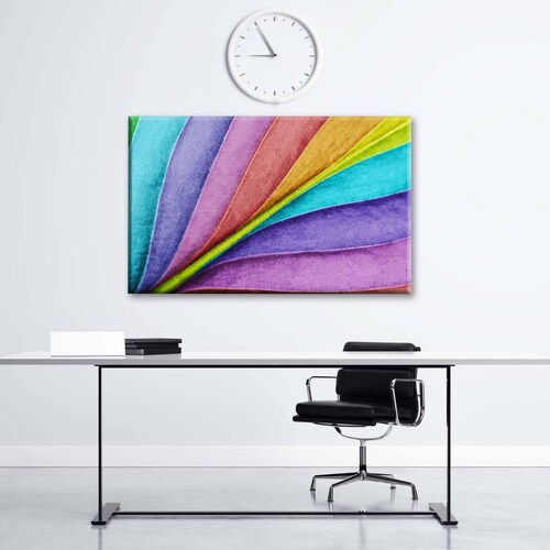 Cuadro Decorativo Canvas Hoja de color 75x50