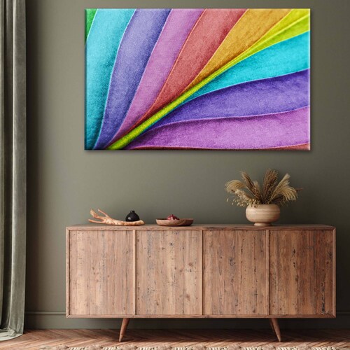 Cuadro Decorativo Canvas Hoja de color 75x50