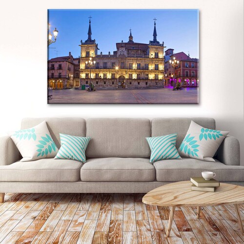 Cuadro Decorativo Canvas Plaza Mayor, España 150x100