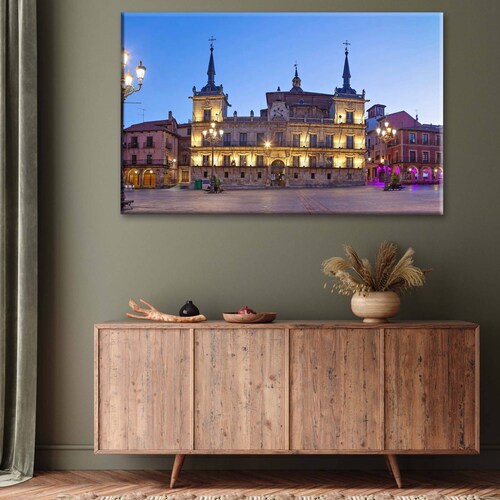 Cuadro Decorativo Canvas Plaza Mayor, España 150x100