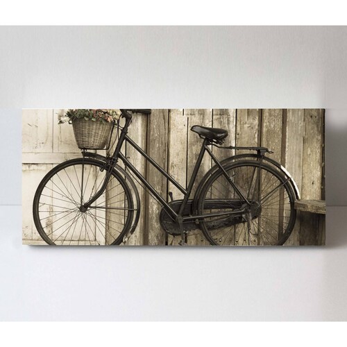 Cuadro Decorativo Canvas Bicicleta Vintage 160x80