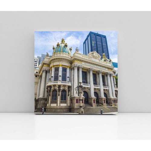Cuadro Decorativo Canvas Teatro Municipal, Brasil 70x70