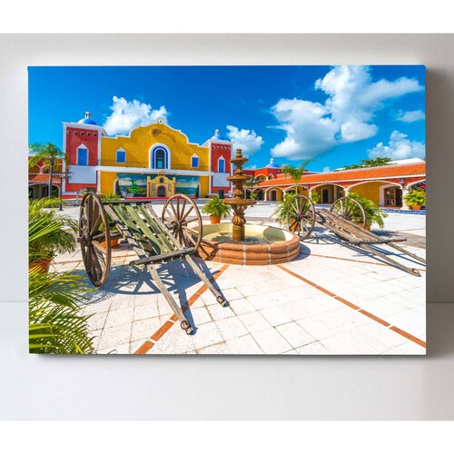 Cuadro Decorativo Canvas Hacienda tradicional 150x100