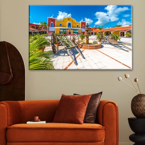 Cuadro Decorativo Canvas Hacienda tradicional 150x100