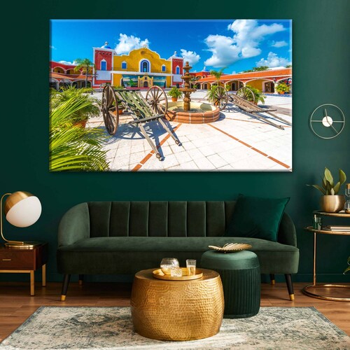 Cuadro Decorativo Canvas Hacienda tradicional 150x100