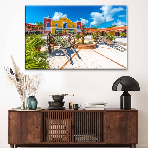 Cuadro Decorativo Canvas Hacienda tradicional 150x100