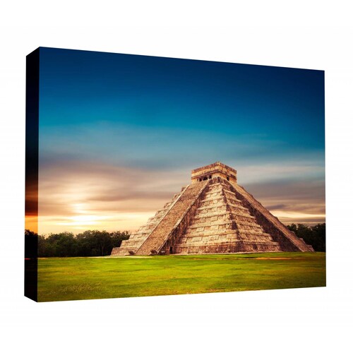 Cuadro Decorativo Canvas Piramide, Chichen Itza 150x100